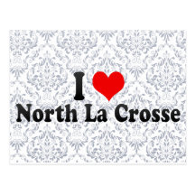 I Love North La Crosse, United States Post Cards
