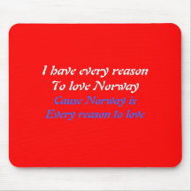 I love Norway Mouse Pads