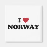 I Love Norway Refrigerator Magnet