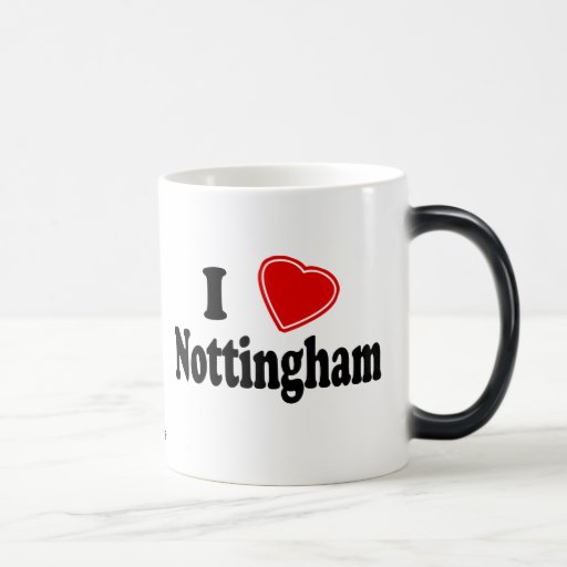 I Love Nottingham Coffee Mugs