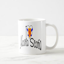 I Love Nova Scotia Coffee Mugs