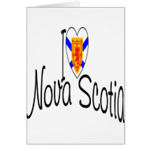 I Love Nova Scotia Greeting Card