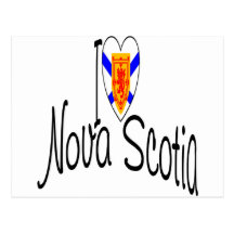 I Love Nova Scotia Post Card