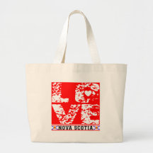 I Love Nove Scotia Canvas Bags