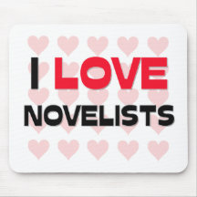 I LOVE NOVELISTS MOUSE MATS