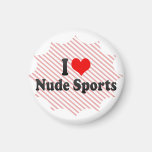I love Nude Sports Fridge Magnets