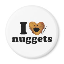 I love nuggets magnets
