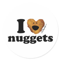 I love nuggets stickers