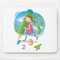 I Love Numbers Mousepad