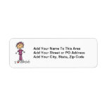 I Love Nursing T-shirts and Gifts Return Address Labels