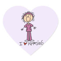 I Love Nursing T-shirts and Gifts Stickers