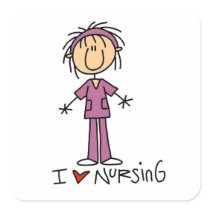 I Love Nursing T-shirts and Gifts Stickers
