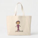 I Love Nursing Tote Bag