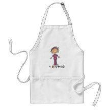 I Love Nursing Tshirts and Gifts Apron