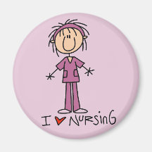 I Love Nursing Tshirts and Gifts Magnets