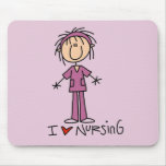 I Love Nursing Tshirts and Gifts Mouse Pads