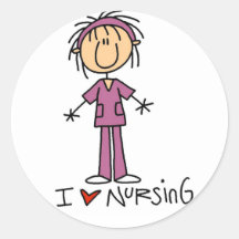 I Love Nursing Tshirts and Gifts Stickers