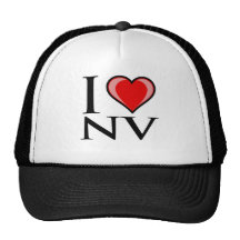 I Love NV - Nevada Mesh Hat