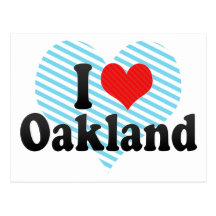 I Love Oakland Postcards