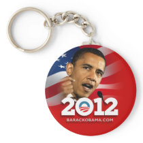 I Love Obama 2012 Key Chains