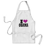 I Love Obama Aprons