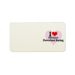 I love Offshore Powerboat Racing Personalized Address Labels