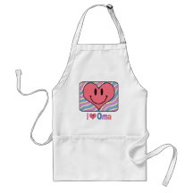 I Love Oma Aprons
