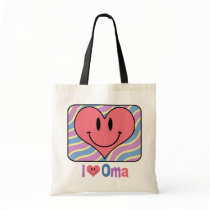 I Love Oma Tote Bag