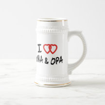 I Love Oma & Opa Coffee Mug