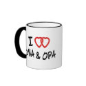 I Love Oma & Opa mugs