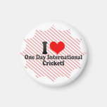 I love One Day International Cricketf Refrigerator Magnet