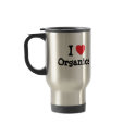 I love Organics heart custom personalized mugs