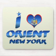 I love Orient, New York Mouse Pads