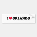 I LOVE ORLANDO BUMPER STICKERS