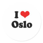 I Love Oslo Tshirt stickers