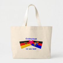 I Love Ostfriesland ist mir lieb Canvas Bag