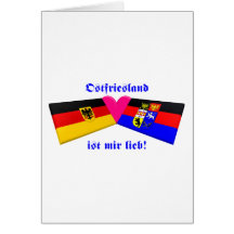 I Love Ostfriesland ist mir lieb Card