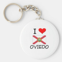 I Love OVIEDO Florida Keychain