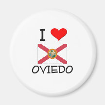 I Love OVIEDO Florida Refrigerator Magnets