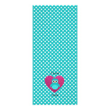 I love owls rack card design