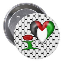 I love Palestine Button