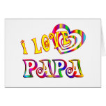I Love Papa cards