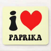 I love paprika mouse pad