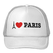 I Love Paris Mesh Hat