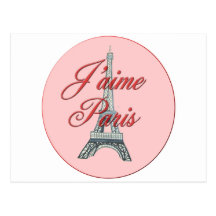 I love Paris Post Cards