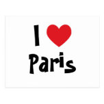 I Love Paris Post Cards