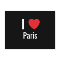 I love Paris Postcard
