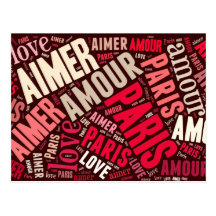 I love Paris Postcard