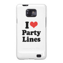 I LOVE PARTY LINES - .png Samsung Galaxy SII Cover