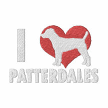 I Love Patterdales Embroidered Long Sleeve T-Shirt